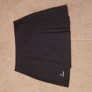 Head Girls Black Wrap Tennis Skirt